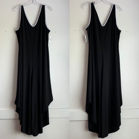 NWT Dressbarn Black and White Flowy Jumpsuit - Picture 2 of 4